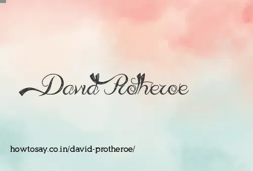 David Protheroe