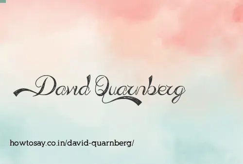 David Quarnberg