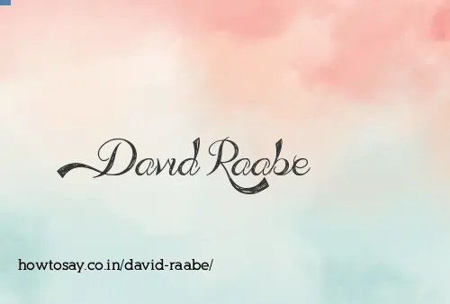 David Raabe