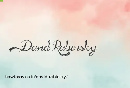 David Rabinsky