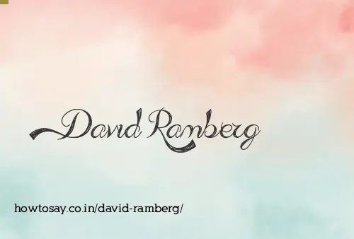 David Ramberg