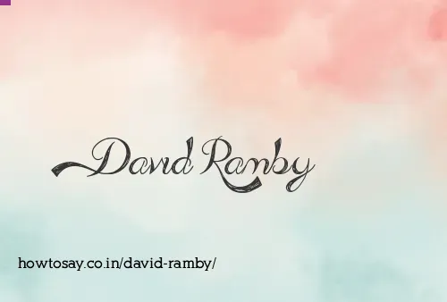 David Ramby