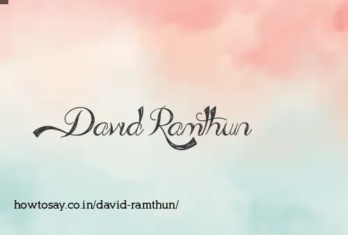 David Ramthun
