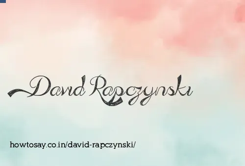 David Rapczynski