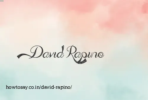 David Rapino