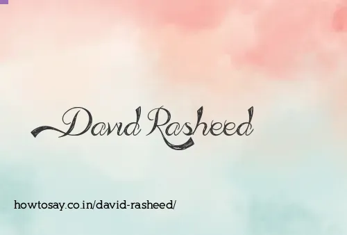 David Rasheed