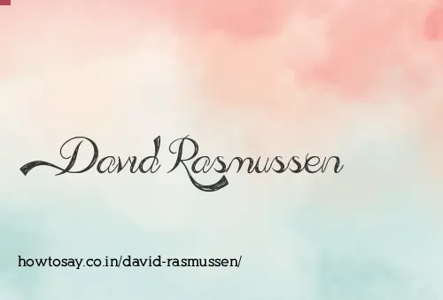 David Rasmussen