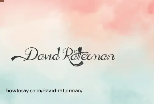 David Ratterman