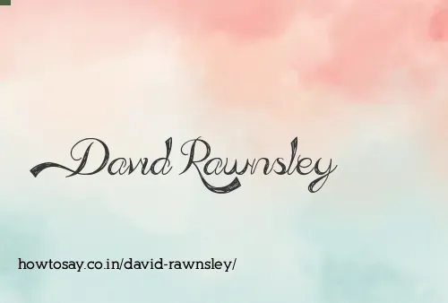 David Rawnsley
