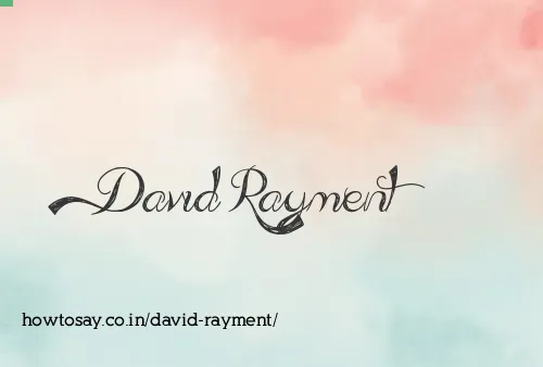 David Rayment
