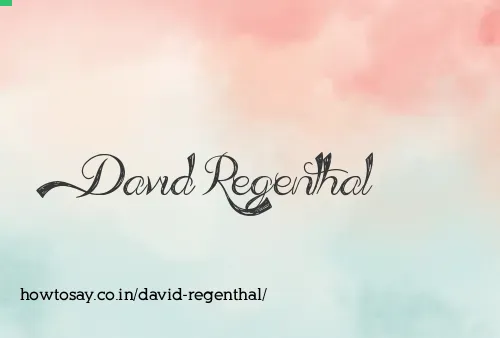 David Regenthal