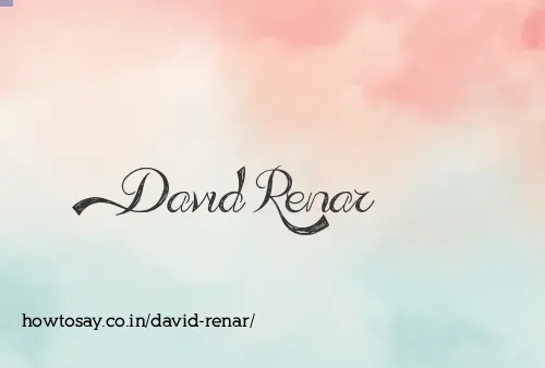 David Renar