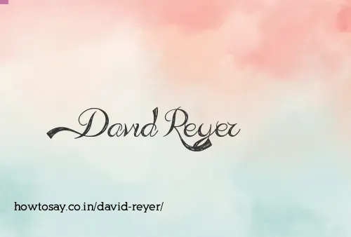 David Reyer