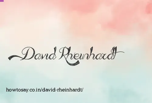 David Rheinhardt