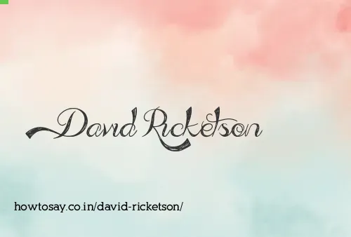 David Ricketson