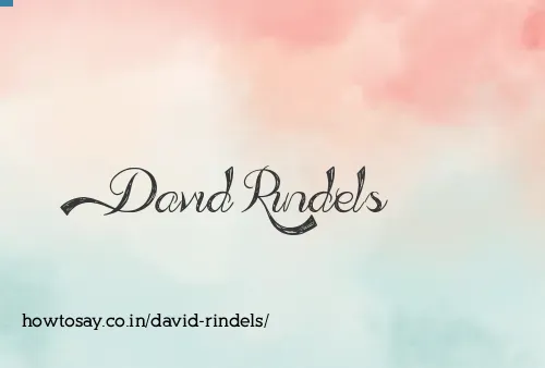 David Rindels