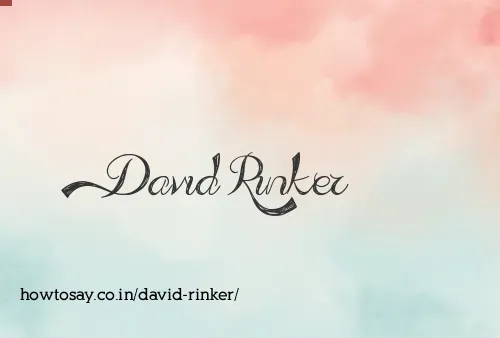 David Rinker