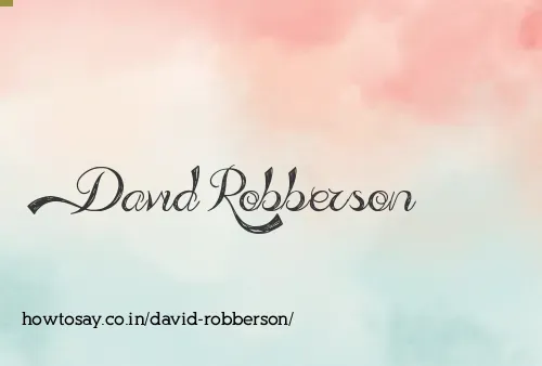 David Robberson