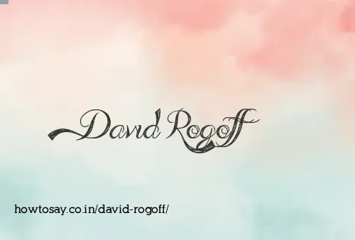 David Rogoff