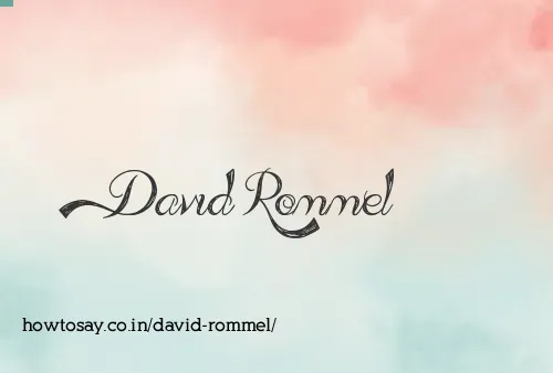David Rommel