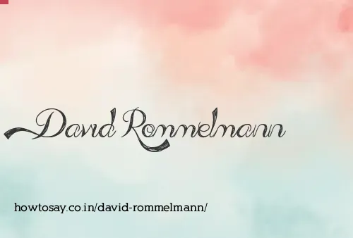 David Rommelmann