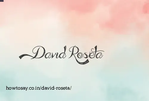 David Roseta