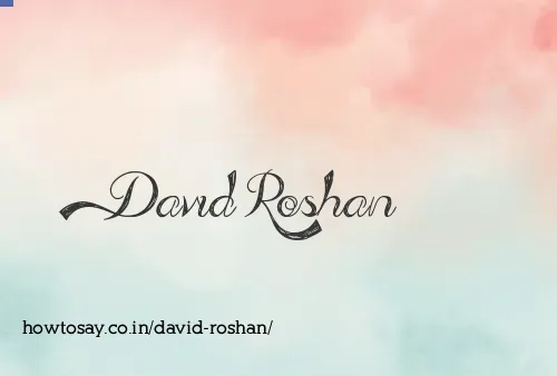 David Roshan