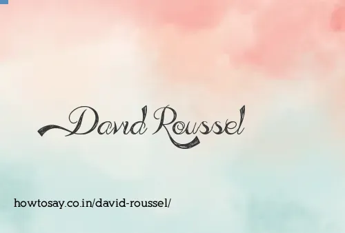 David Roussel