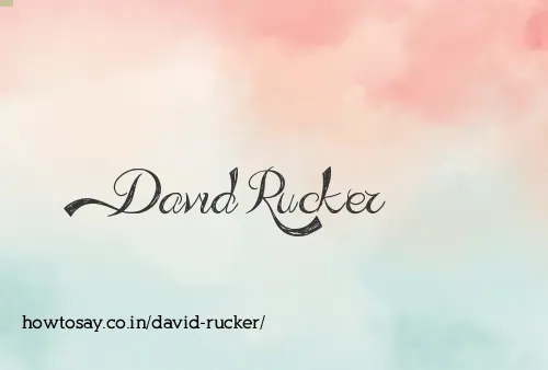 David Rucker