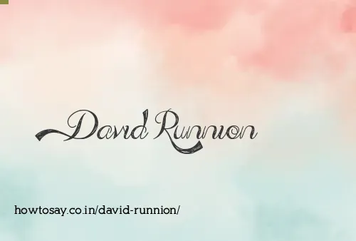 David Runnion