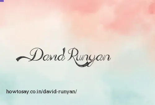David Runyan