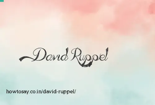 David Ruppel