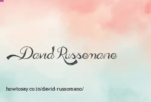 David Russomano