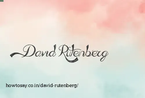 David Rutenberg