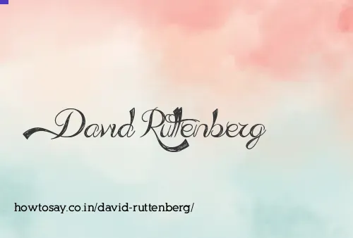 David Ruttenberg