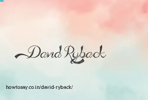 David Ryback