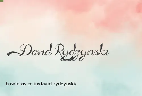 David Rydzynski