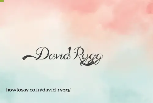 David Rygg