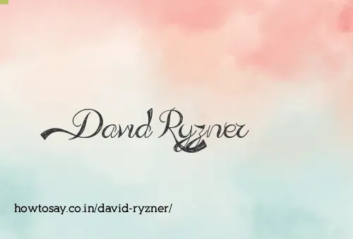 David Ryzner