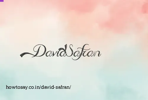 David Safran