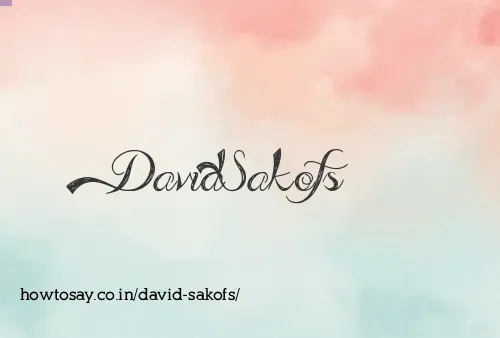 David Sakofs