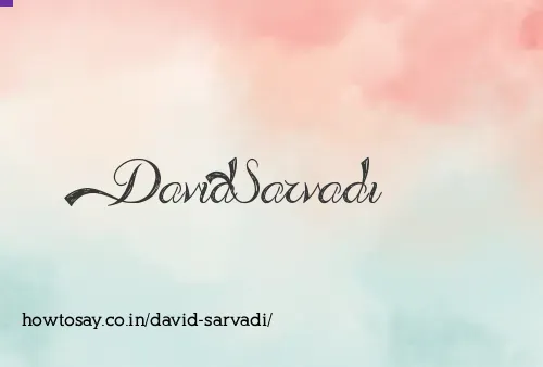David Sarvadi