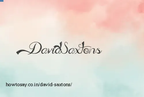 David Saxtons