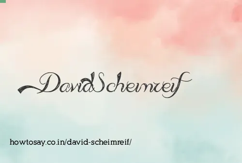 David Scheimreif