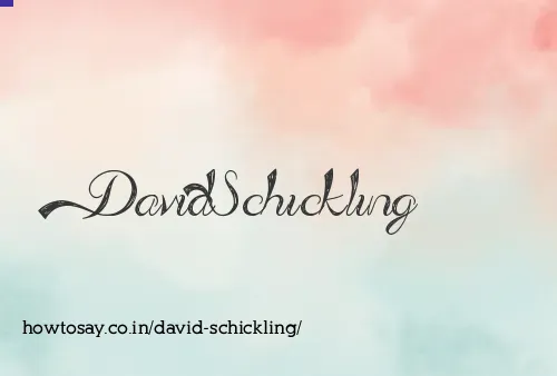 David Schickling