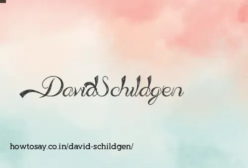 David Schildgen