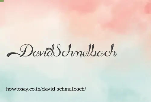 David Schmulbach