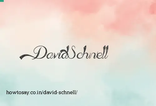 David Schnell