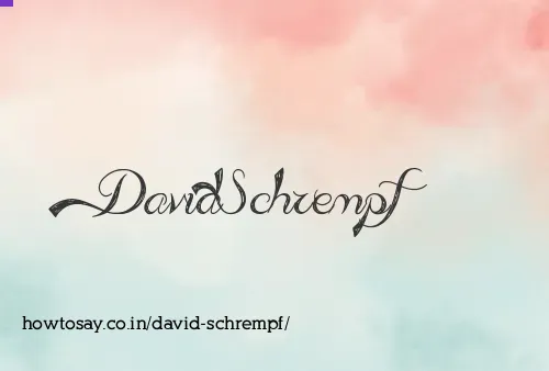 David Schrempf
