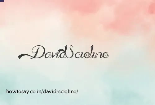 David Sciolino